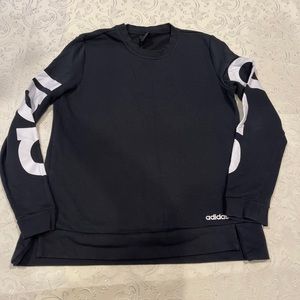 Adidas Black Graphic Sweater - size Large